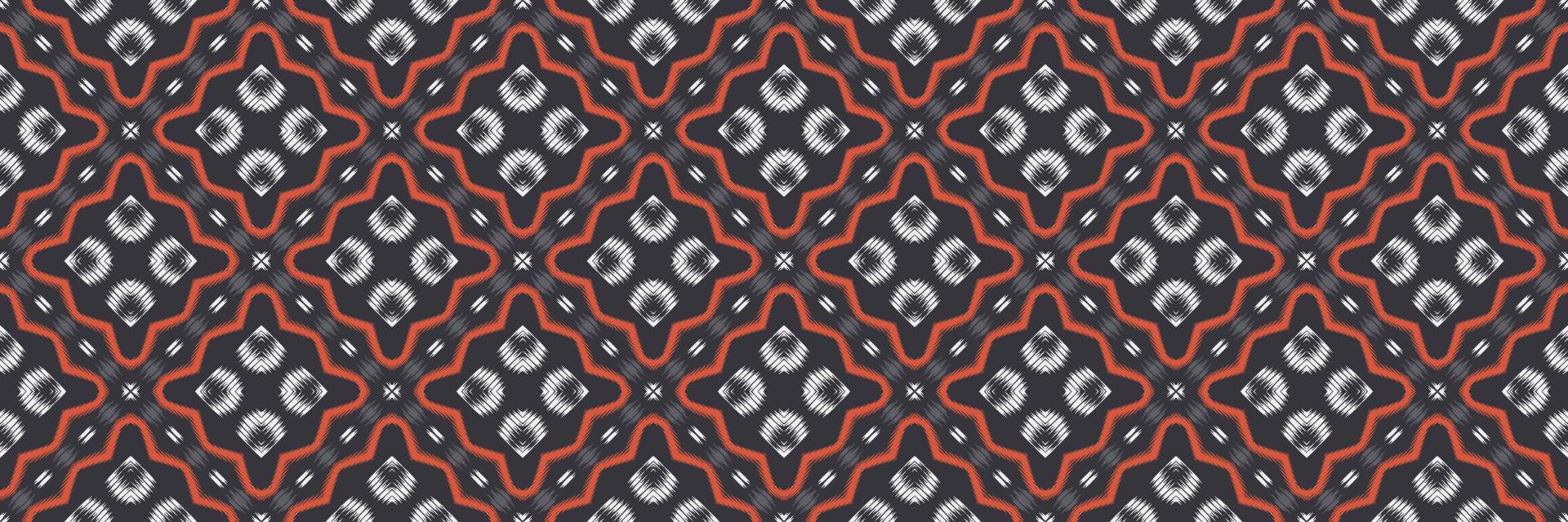 Batik Textile Filipino ikat seamless pattern digital vector design for Print saree Kurti Borneo Fabric border brush symbols swatches cotton