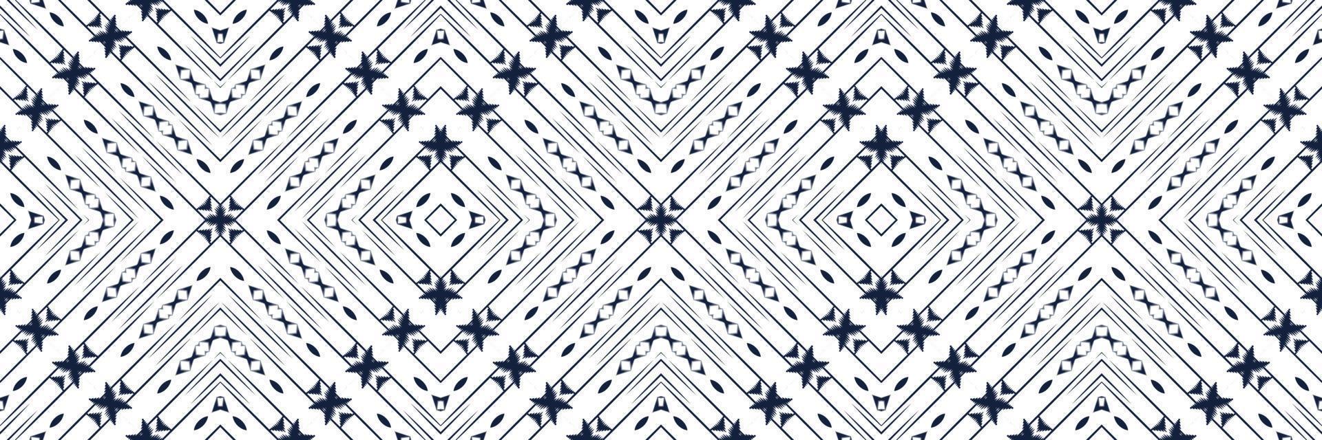 Batik Textile ikat stripes seamless pattern digital vector design for Print saree Kurti Borneo Fabric border brush symbols swatches designer