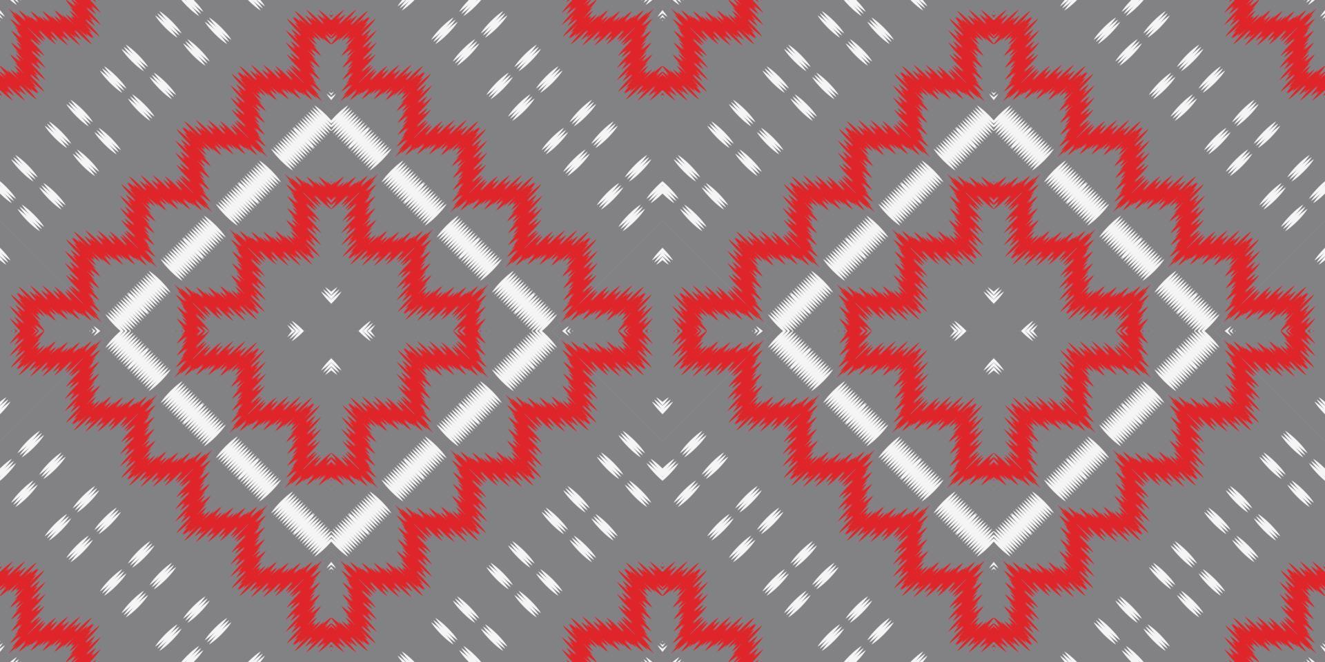 Batik Textile Motif Filipino ikat seamless pattern digital vector design for Print saree Kurti Borneo Fabric border brush symbols swatches party wear