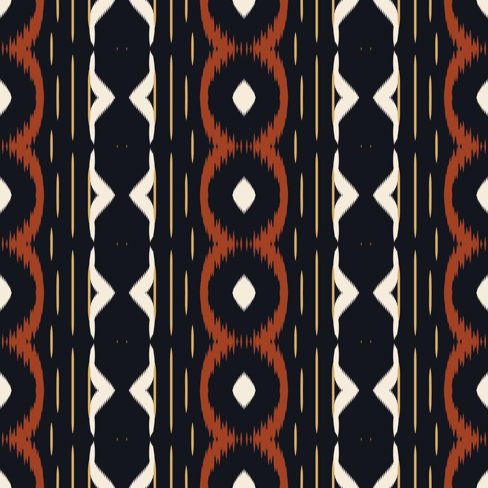 motivo filipino ikat batik textil patrón sin costuras diseño vectorial digital para imprimir saree kurti borneo borde de tela símbolos de pincel muestras elegantes vector