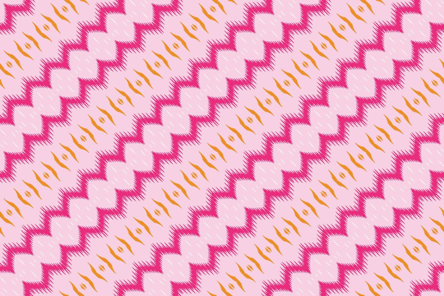 Ethnic ikat stripes batik textile seamless pattern digital vector design for Print saree Kurti Borneo Fabric border brush symbols swatches designer