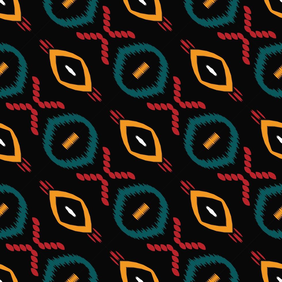 Batik Textile Motif ikat seamless pattern digital vector design for Print saree Kurti Borneo Fabric border brush symbols swatches designer
