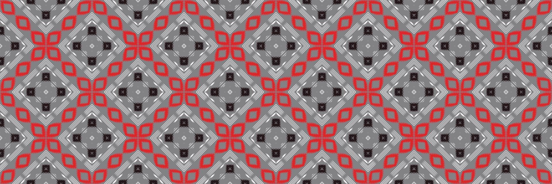 Ethnic ikat triangle batik textile seamless pattern digital vector design for Print saree Kurti Borneo Fabric border brush symbols swatches party wear