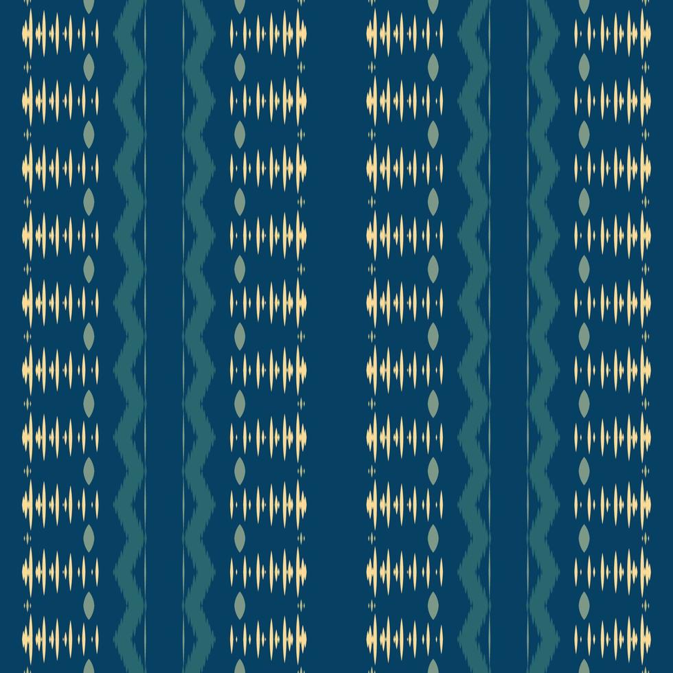 Ethnic ikat diamond batik textile seamless pattern digital vector design for Print saree Kurti Borneo Fabric border brush symbols swatches designer
