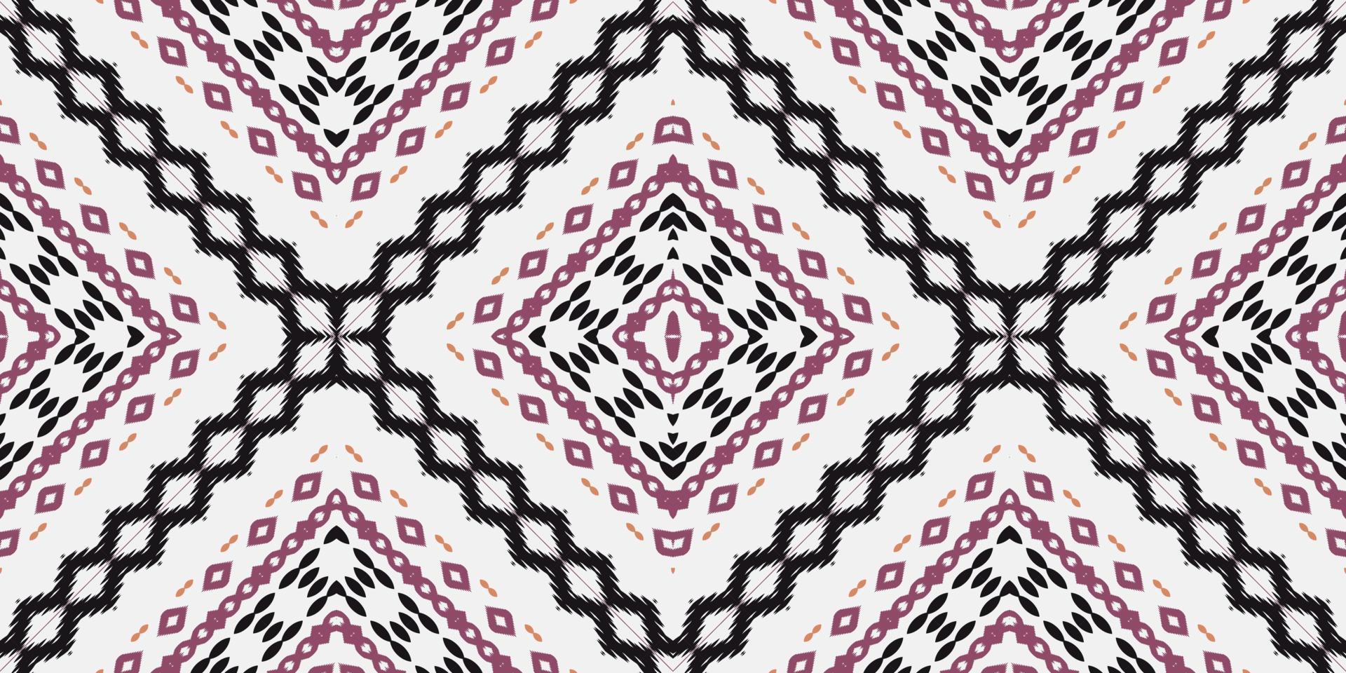 Ikkat or ikat stripe batik textile seamless pattern digital vector design for Print saree Kurti Borneo Fabric border brush symbols swatches cotton