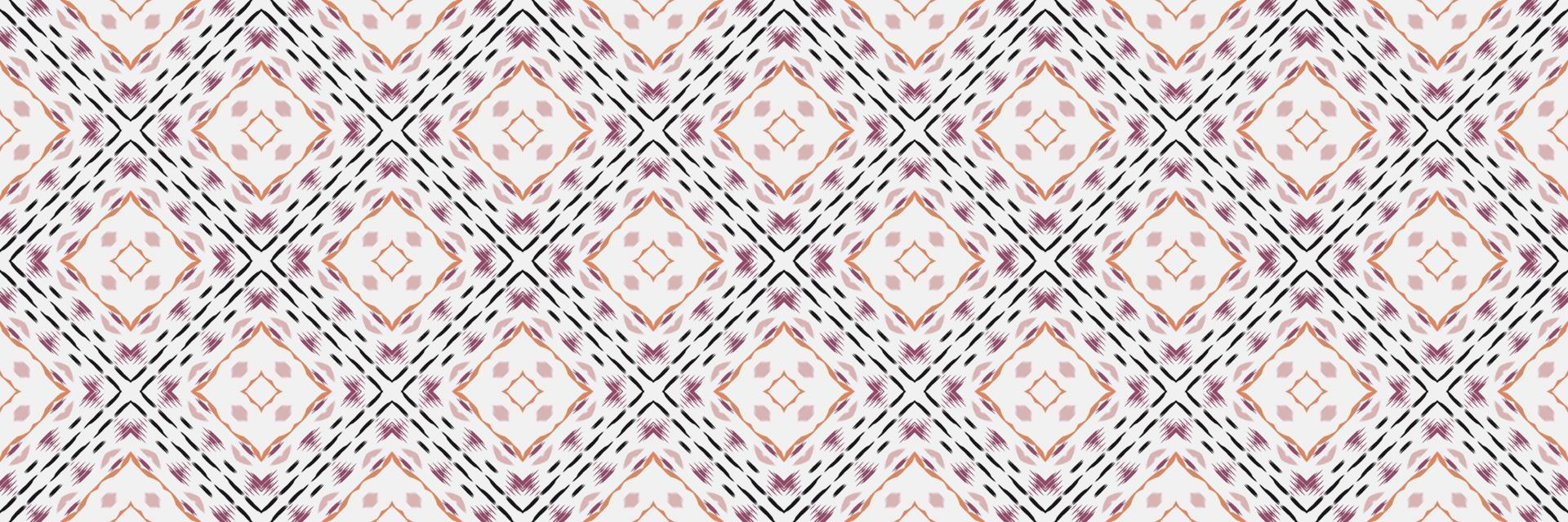 Batik Textile African ikat seamless pattern digital vector design for Print saree Kurti Borneo Fabric border brush symbols swatches party wear