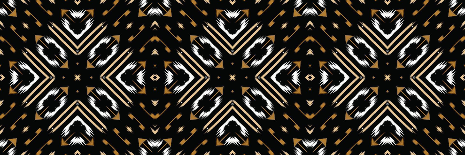 Batik Textile Motif ikat flowers seamless pattern digital vector design for Print saree Kurti Borneo Fabric border brush symbols swatches party wear