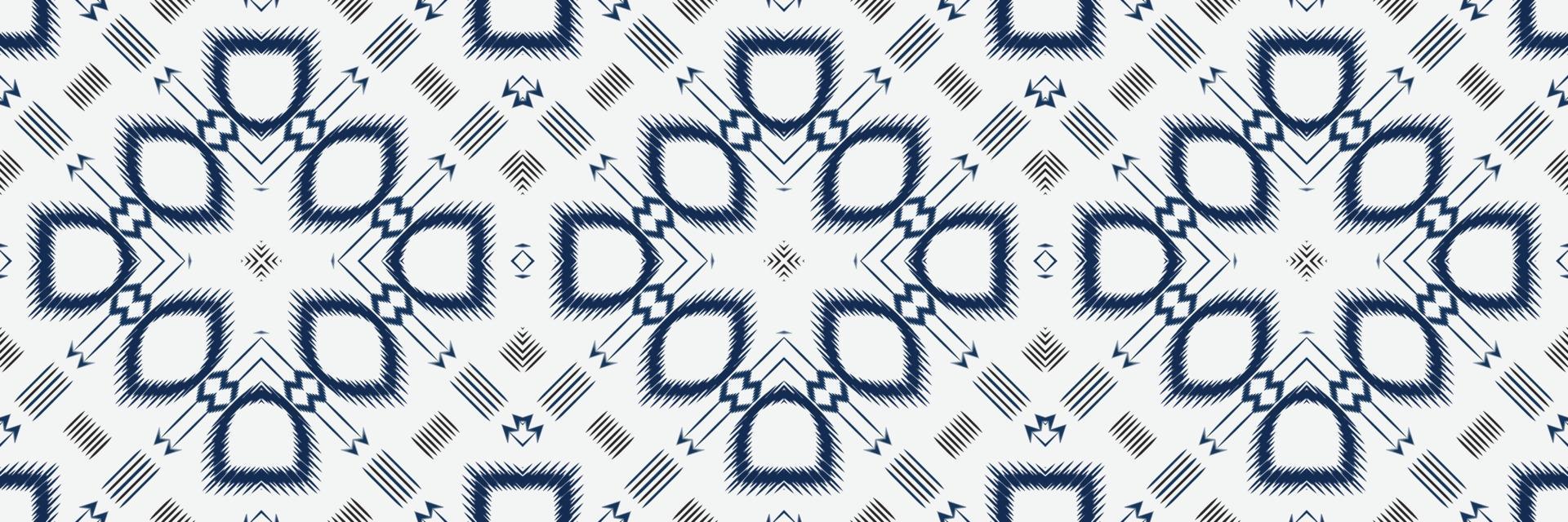 Batik Textile Motif ikat diamond seamless pattern digital vector design for Print saree Kurti Borneo Fabric border brush symbols swatches cotton