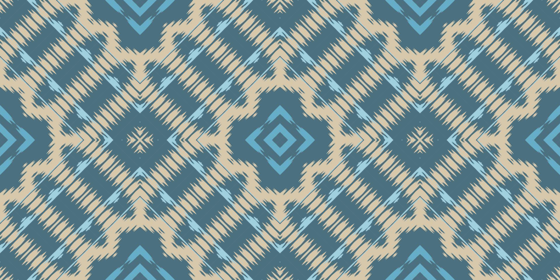Motif ikat floral batik textile seamless pattern digital vector design for Print saree Kurti Borneo Fabric border brush symbols swatches designer