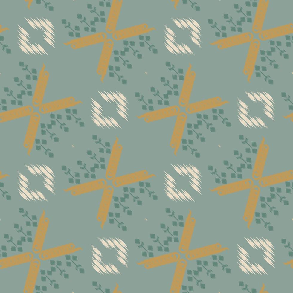 Batik Textile ikat print seamless pattern digital vector design for Print saree Kurti Borneo Fabric border brush symbols swatches designer