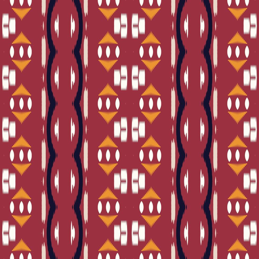 ikat frame batik textile seamless pattern digital vector design for Print saree Kurti Borneo Fabric border brush symbols swatches designer