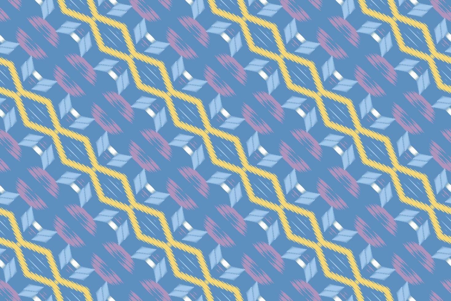 Batik Textile ikat frame seamless pattern digital vector design for Print saree Kurti Borneo Fabric border brush symbols swatches designer