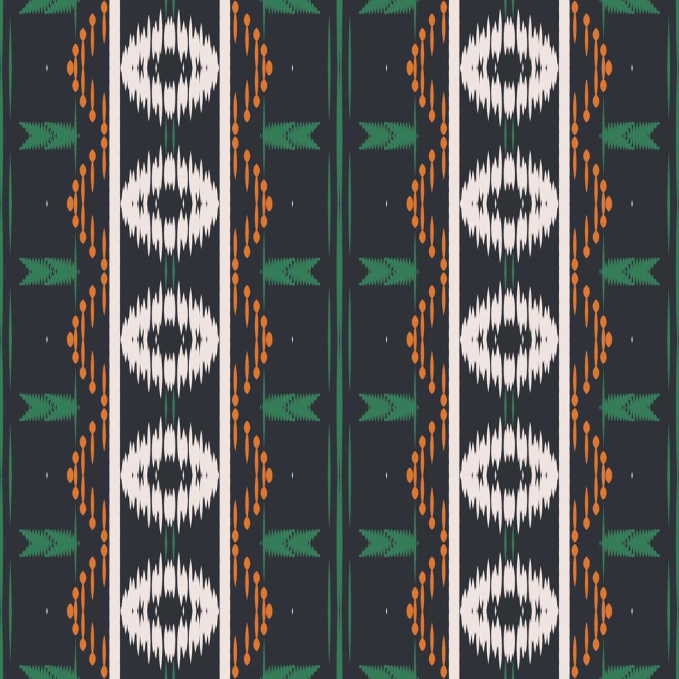 ikat floral batik textile seamless pattern digital vector design for Print saree Kurti Borneo Fabric border brush symbols swatches stylish