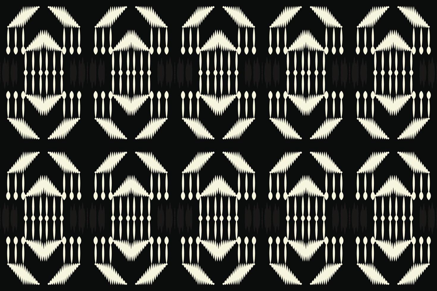 ikat imprime un patrón cruzado tribal sin costuras. étnico geométrico batik ikkat vector digital diseño textil para estampados tela sari mogol cepillo símbolo franjas textura kurti kurtis kurtas