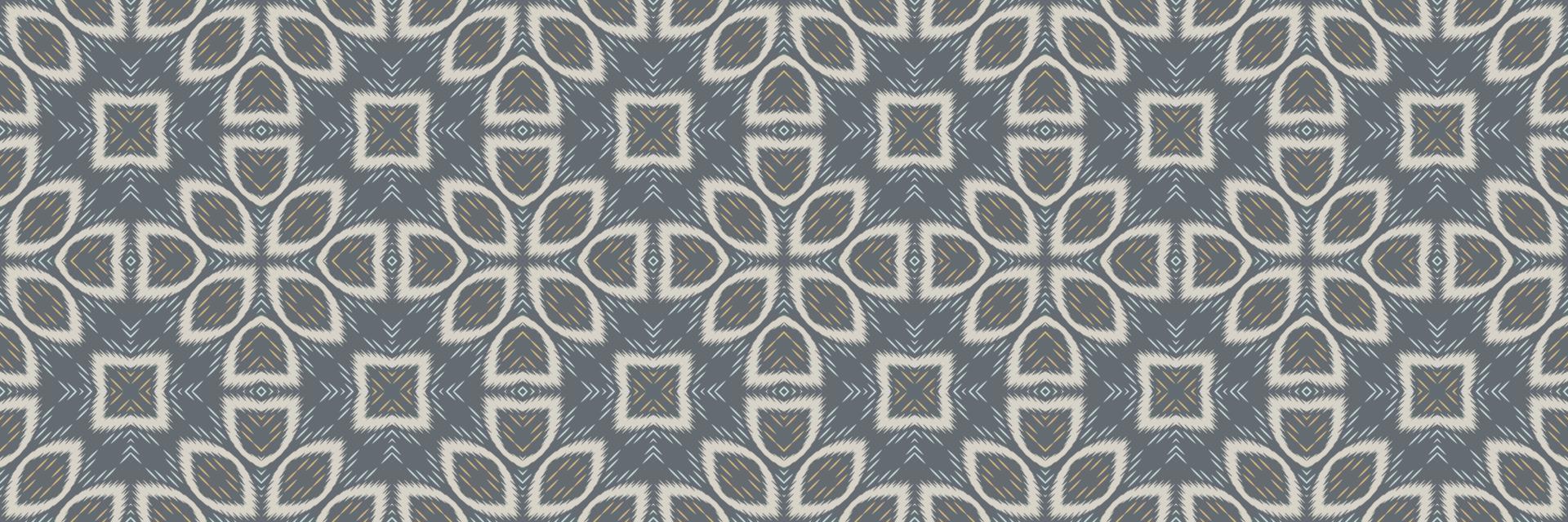 Batik Textile Ikkat or ikat design seamless pattern digital vector design for Print saree Kurti Borneo Fabric border brush symbols swatches designer