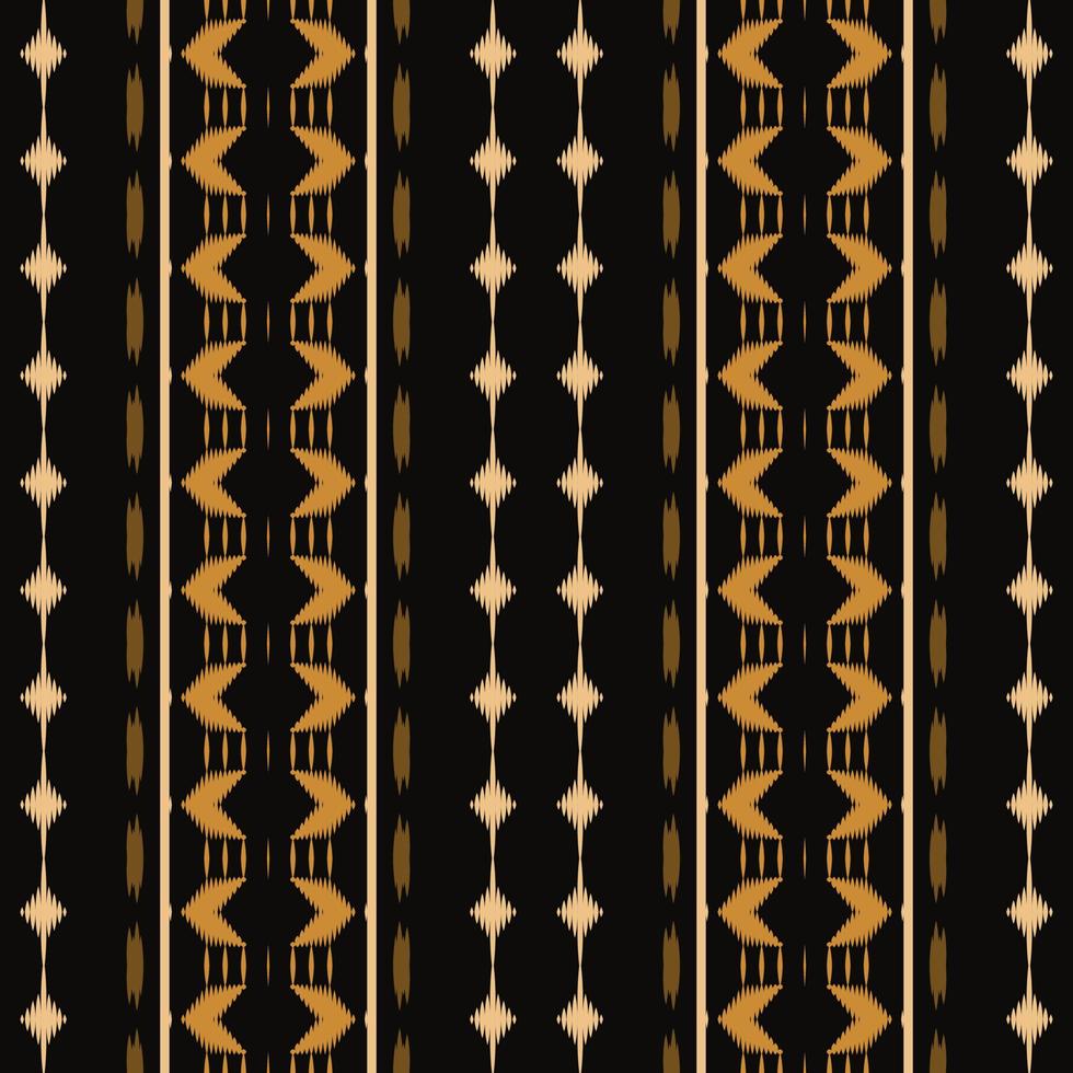 ikkat o ikat triángulo batik textil patrón sin costuras diseño vectorial digital para imprimir saree kurti borneo borde de tela símbolos de pincel muestras con estilo vector