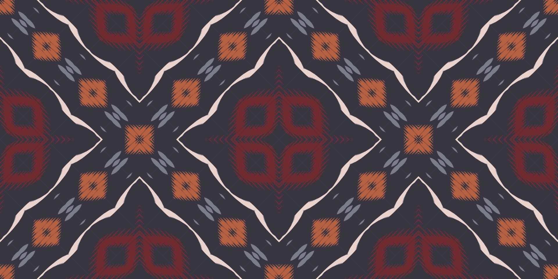 ikat diseña patrones sin fisuras de colores tribales. étnico geométrico ikkat batik vector digital diseño textil para estampados tela sari mughal cepillo símbolo franjas textura kurti kurtis kurtas