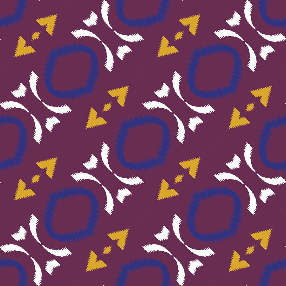 Batik Textile ikat texture seamless pattern digital vector design for Print saree Kurti Borneo Fabric border brush symbols swatches designer