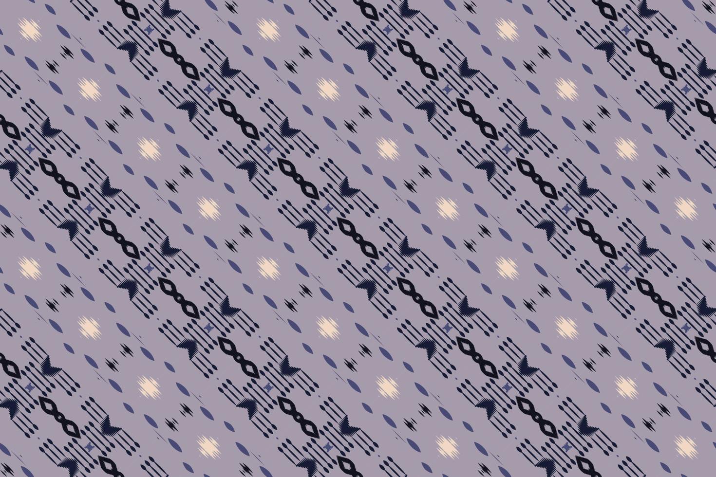 Batik Textile Ikkat or ikat background seamless pattern digital vector design for Print saree Kurti Borneo Fabric border brush symbols swatches designer