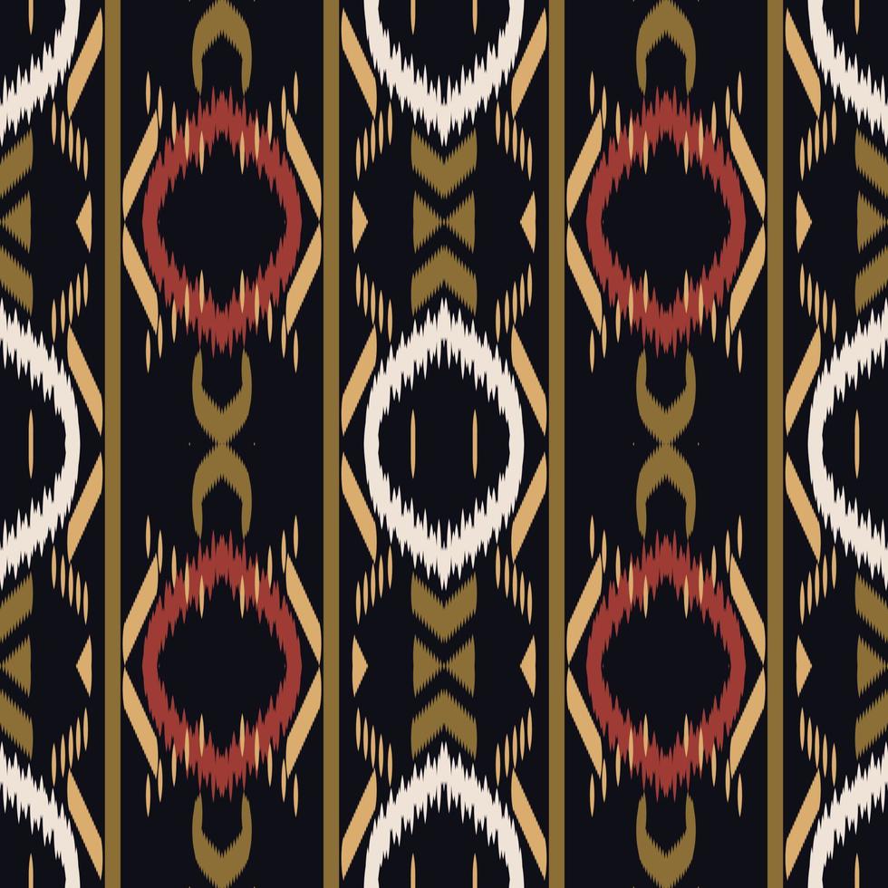 ikat diseña patrones sin fisuras de fondo tribal. étnico geométrico batik ikkat vector digital diseño textil para estampados tela sari mughal cepillo símbolo franjas textura kurti kurtis kurtas