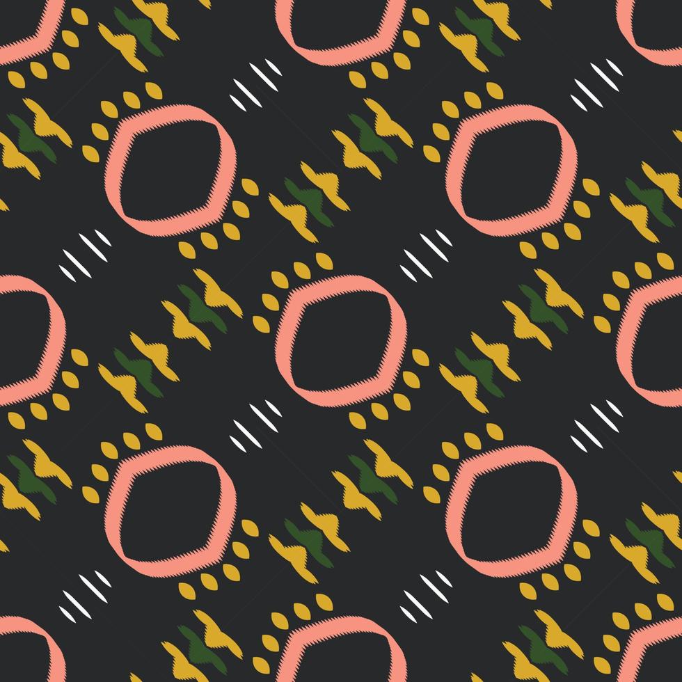 Batik Textile Motif ikat background seamless pattern digital vector design for Print saree Kurti Borneo Fabric border brush symbols swatches stylish