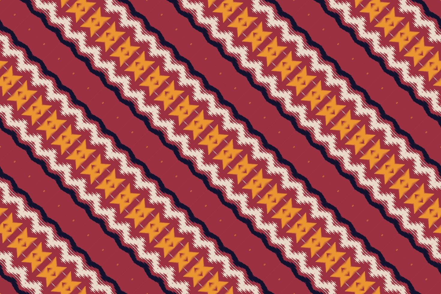 Batik Textile Ethnic ikat chevron seamless pattern digital vector design for Print saree Kurti Borneo Fabric border brush symbols swatches party wear