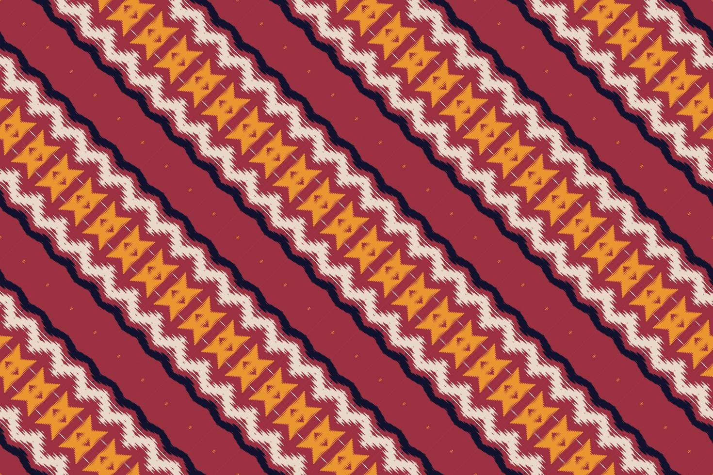 Batik Textile Ethnic ikat chevron seamless pattern digital vector design for Print saree Kurti Borneo Fabric border brush symbols swatches party wear