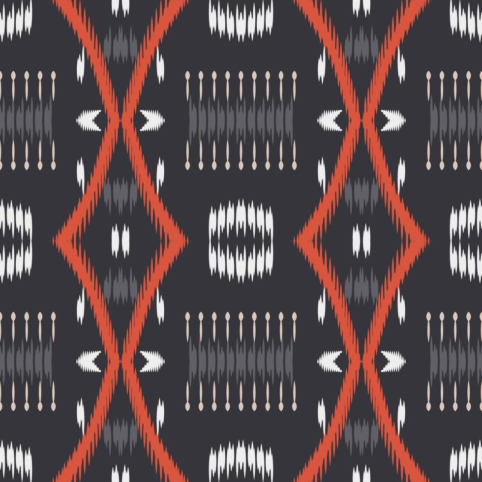 Ikat diamond tribal abstract Seamless Pattern. Ethnic Geometric Batik Ikkat Digital vector textile Design for Prints Fabric saree Mughal brush symbol Swaths texture Kurti Kurtis Kurtas