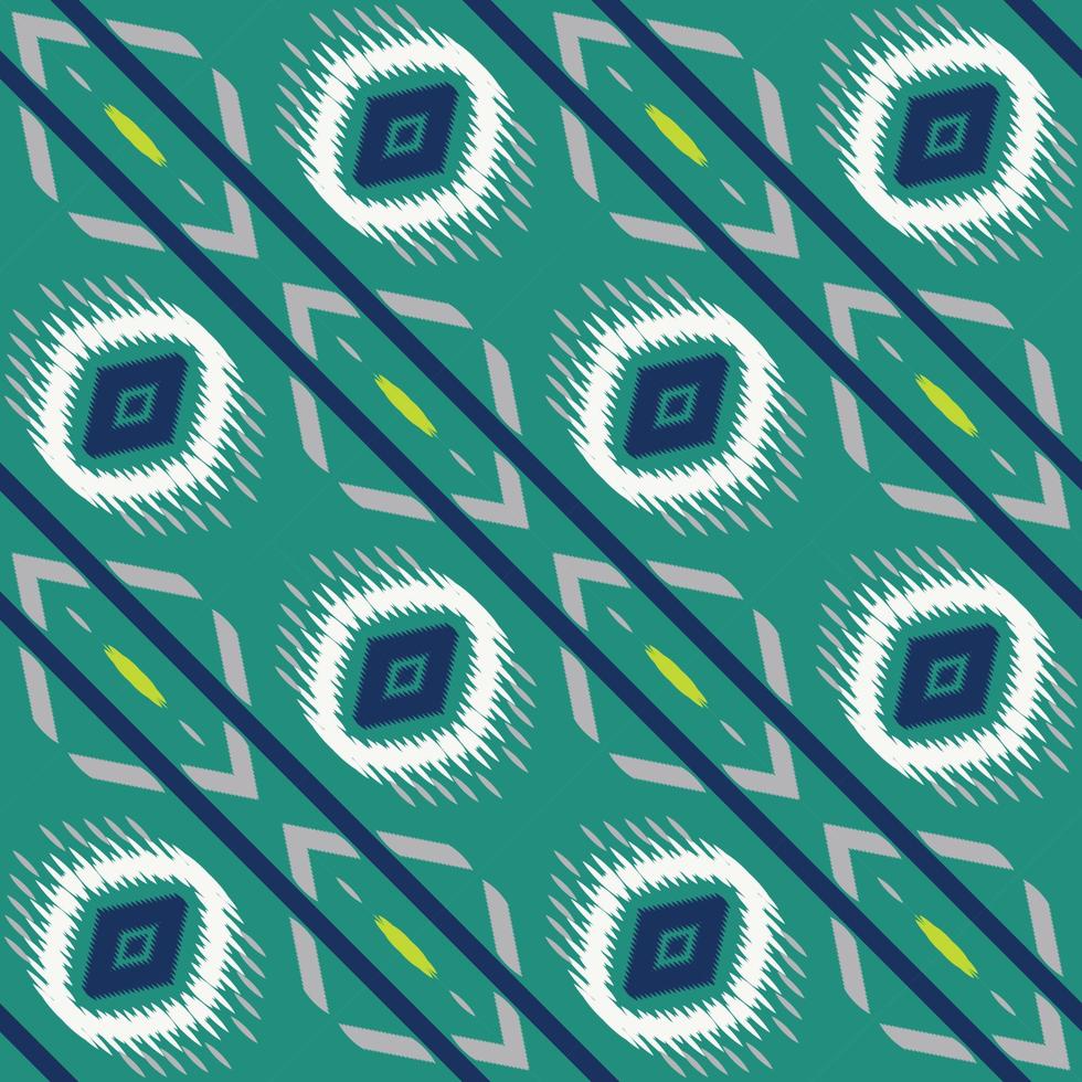 Ikat fabric tribal abstract Seamless Pattern. Ethnic Geometric Ikkat Batik Digital vector textile Design for Prints Fabric saree Mughal brush symbol Swaths texture Kurti Kurtis Kurtas