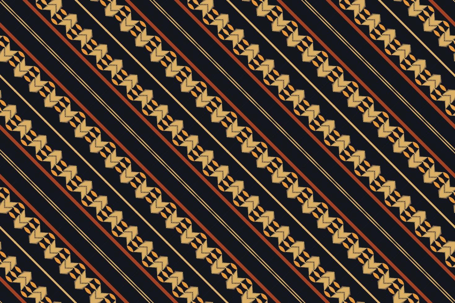 Batik Textile Ikkat or ikat triangle seamless pattern digital vector design for Print saree Kurti Borneo Fabric border brush symbols swatches party wear