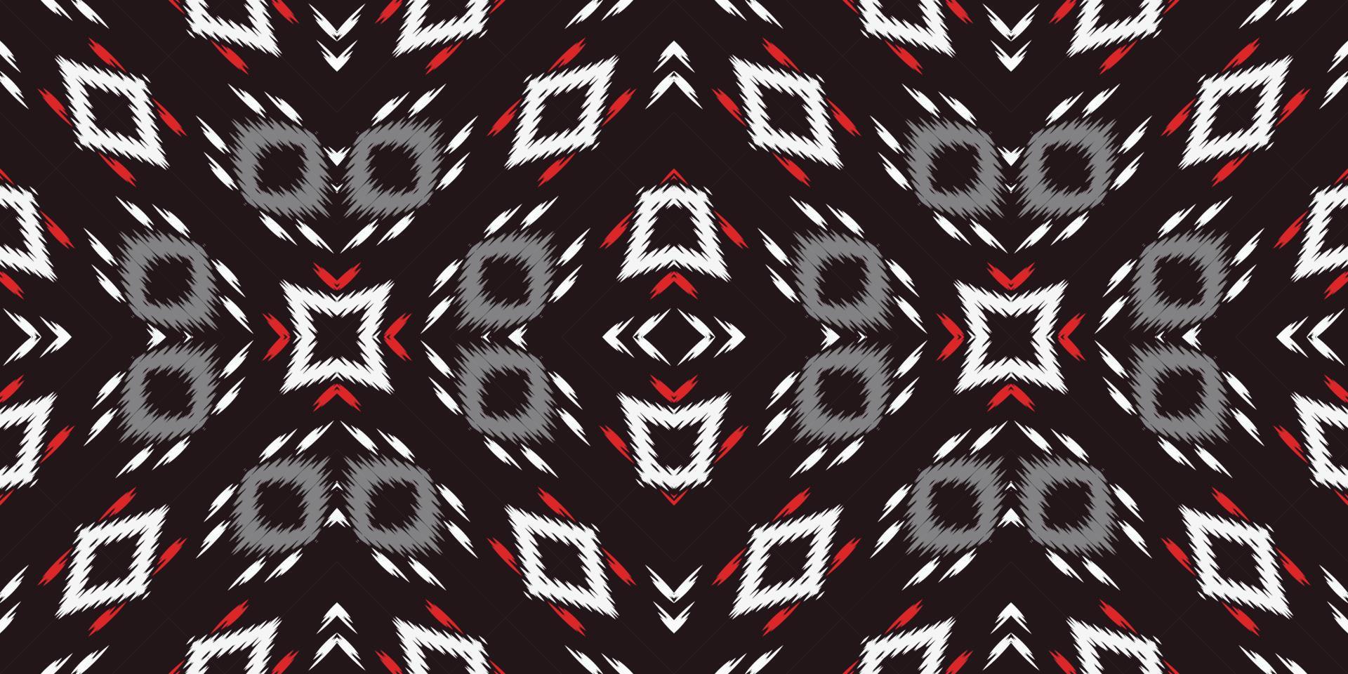 Ikat dots tribal abstract Seamless Pattern. Ethnic Geometric Ikkat Batik Digital vector textile Design for Prints Fabric saree Mughal brush symbol Swaths texture Kurti Kurtis Kurtas