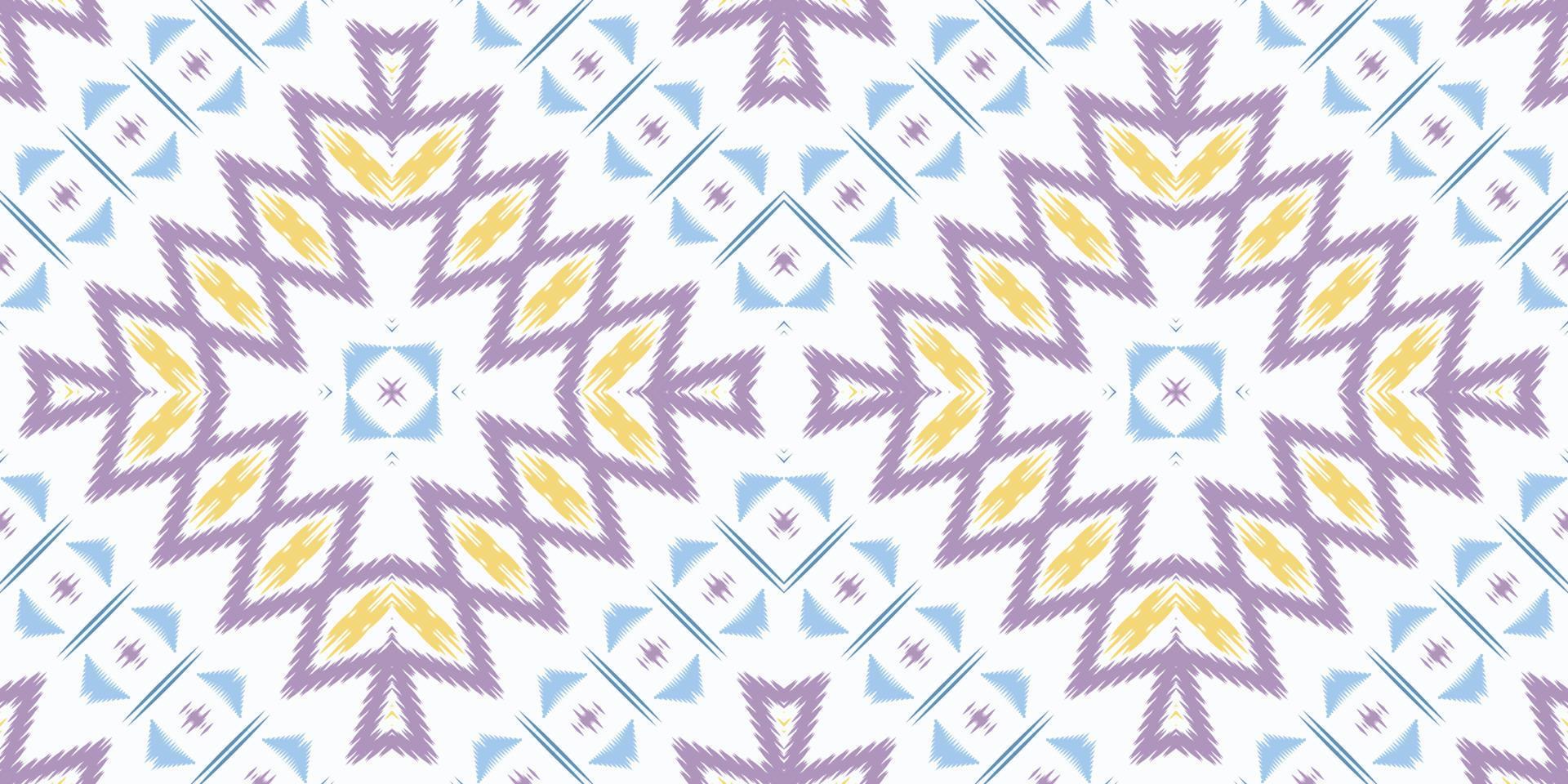 Batik Textile Motif ikat fabric seamless pattern digital vector design for Print saree Kurti Borneo Fabric border brush symbols swatches stylish