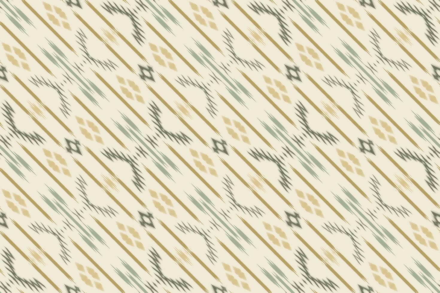 textil batik ikkat o ikat damasco patrón sin costuras diseño vectorial digital para imprimir saree kurti borneo borde de tela símbolos de pincel muestras de algodón vector