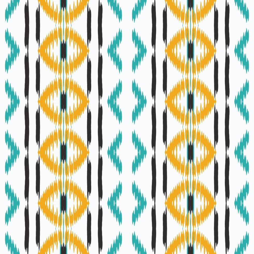 Batik Textile Ethnic ikat vector seamless pattern digital vector design for Print saree Kurti Borneo Fabric border brush symbols swatches designer
