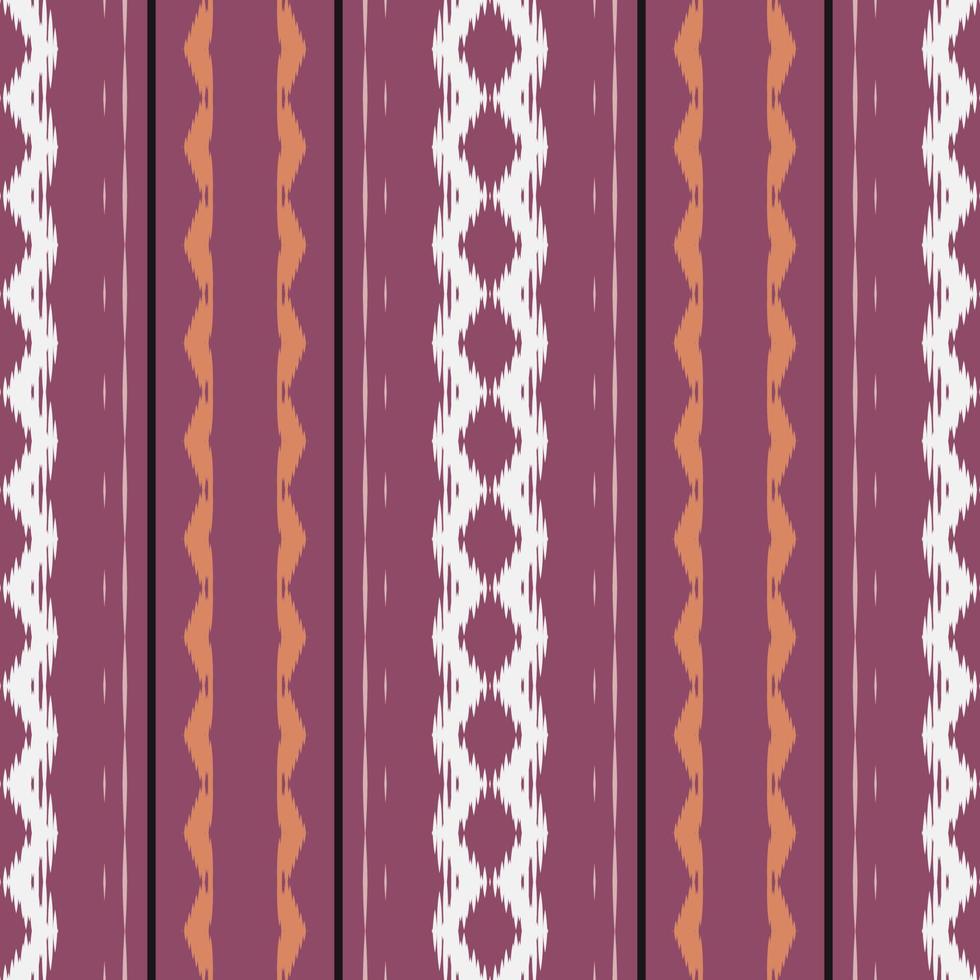 ikkat o ikat stripe batik textil patrón sin costuras diseño vectorial digital para imprimir saree kurti borneo borde de tela símbolos de pincel muestras con estilo vector