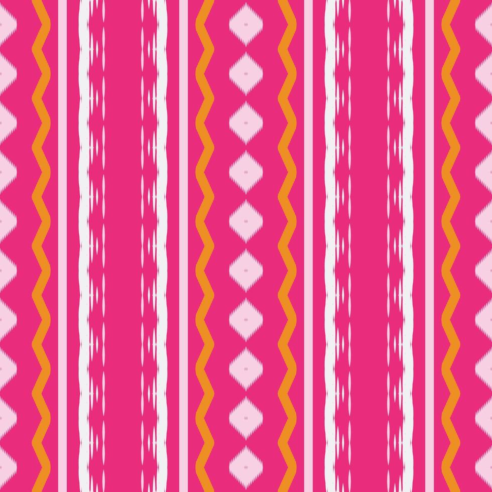 Ethnic ikat prints batik textile seamless pattern digital vector design for Print saree Kurti Borneo Fabric border brush symbols swatches cotton