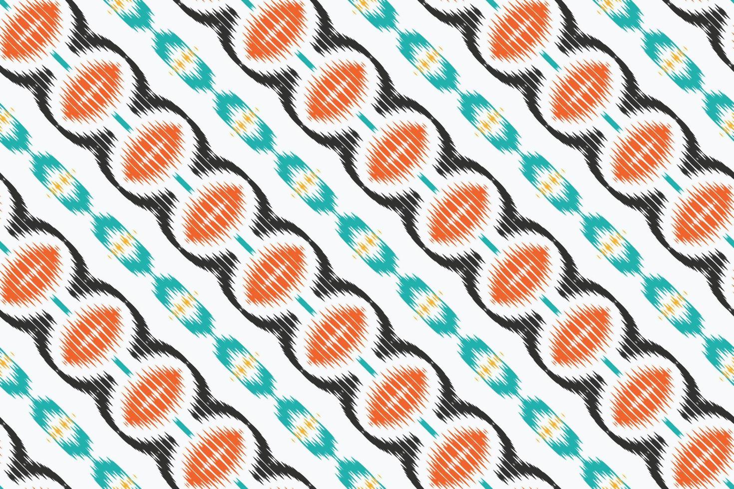 Ethnic ikat vector batik textile seamless pattern digital vector design for Print saree Kurti Borneo Fabric border brush symbols swatches party wear