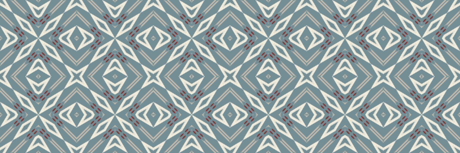 Batik Textile Ethnic ikat damask seamless pattern digital vector design for Print saree Kurti Borneo Fabric border brush symbols swatches designer