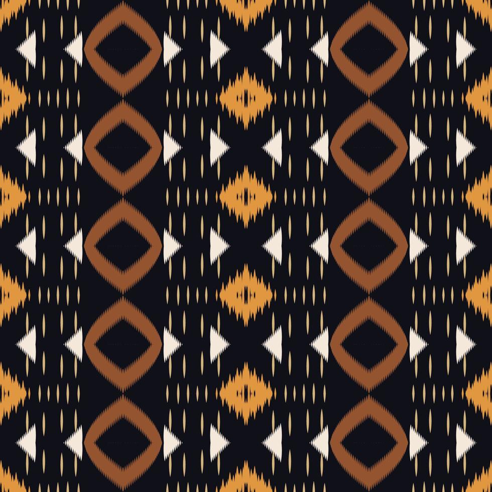 Batik Textile Ethnic ikat print seamless pattern digital vector design for Print saree Kurti Borneo Fabric border brush symbols swatches designer