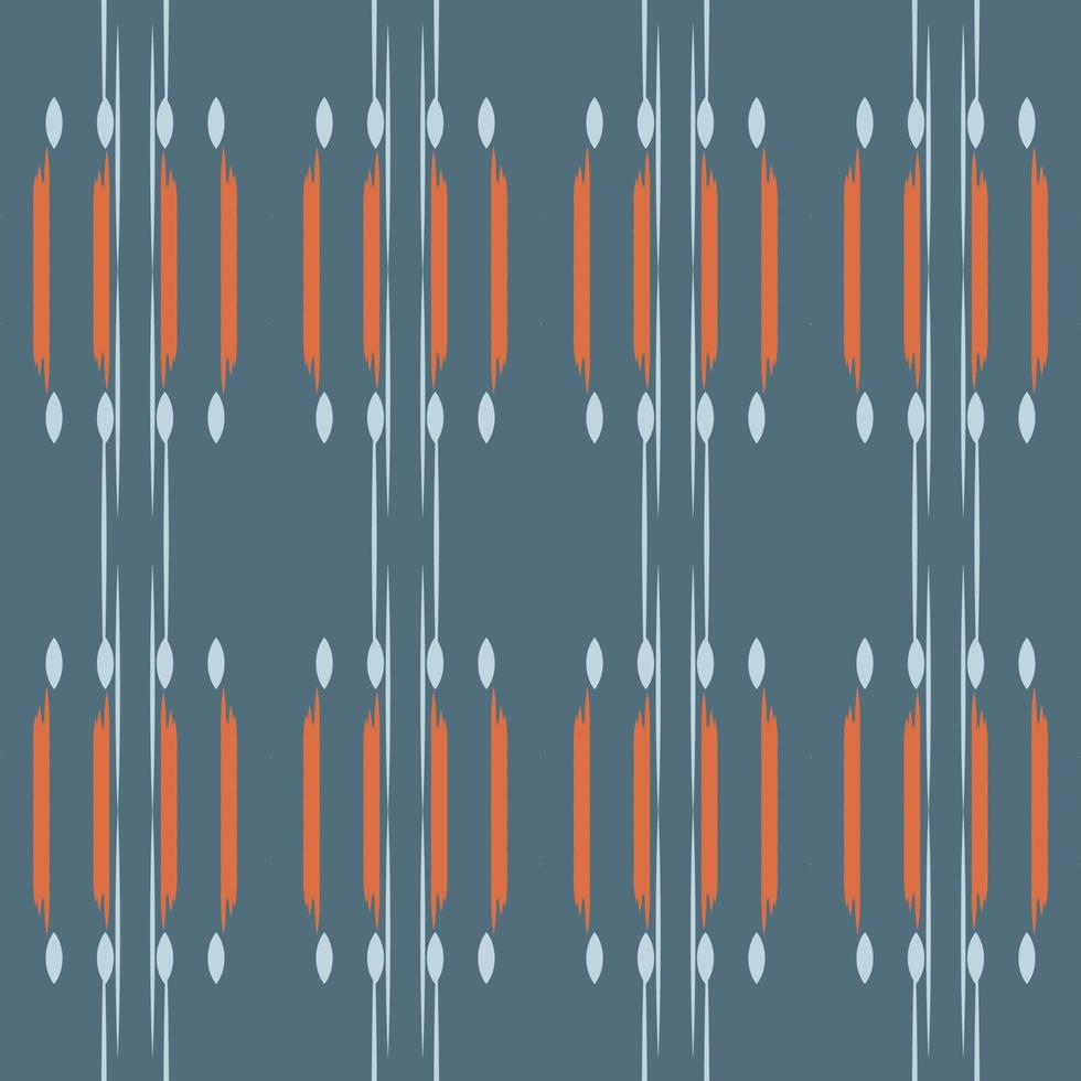Motif ikat flowers seamless pattern digital vector design for Print saree Kurti Borneo Fabric border brush symbols swatches stylish