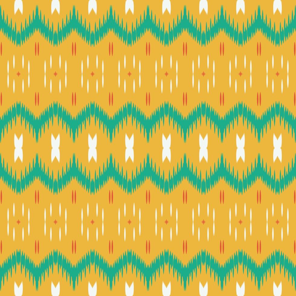 Motif ikat texture seamless pattern digital vector design for Print saree Kurti Borneo Fabric border brush symbols swatches designer