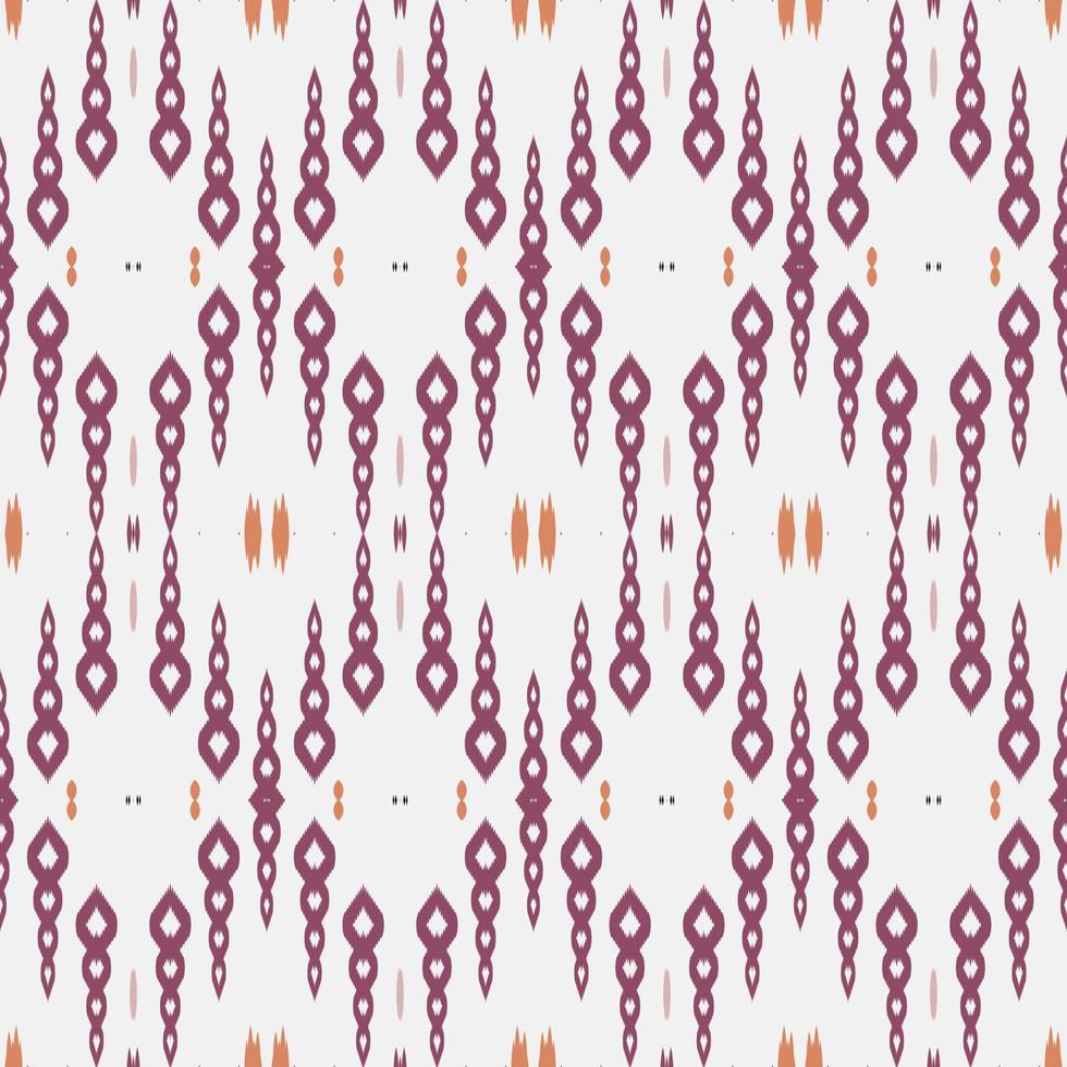 Motif ikat damask seamless pattern digital vector design for Print saree Kurti Borneo Fabric border brush symbols swatches cotton