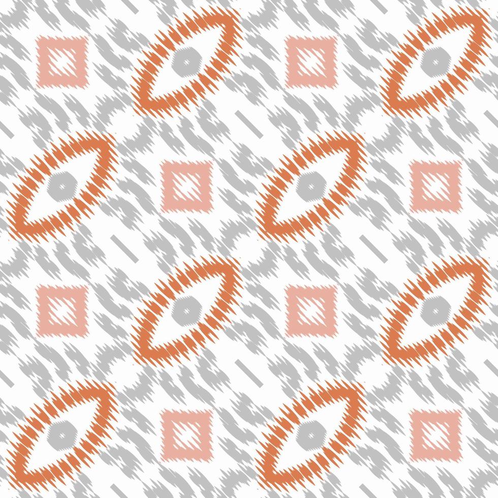 Ethnic ikat stripe batik textile seamless pattern digital vector design for Print saree Kurti Borneo Fabric border brush symbols swatches designer