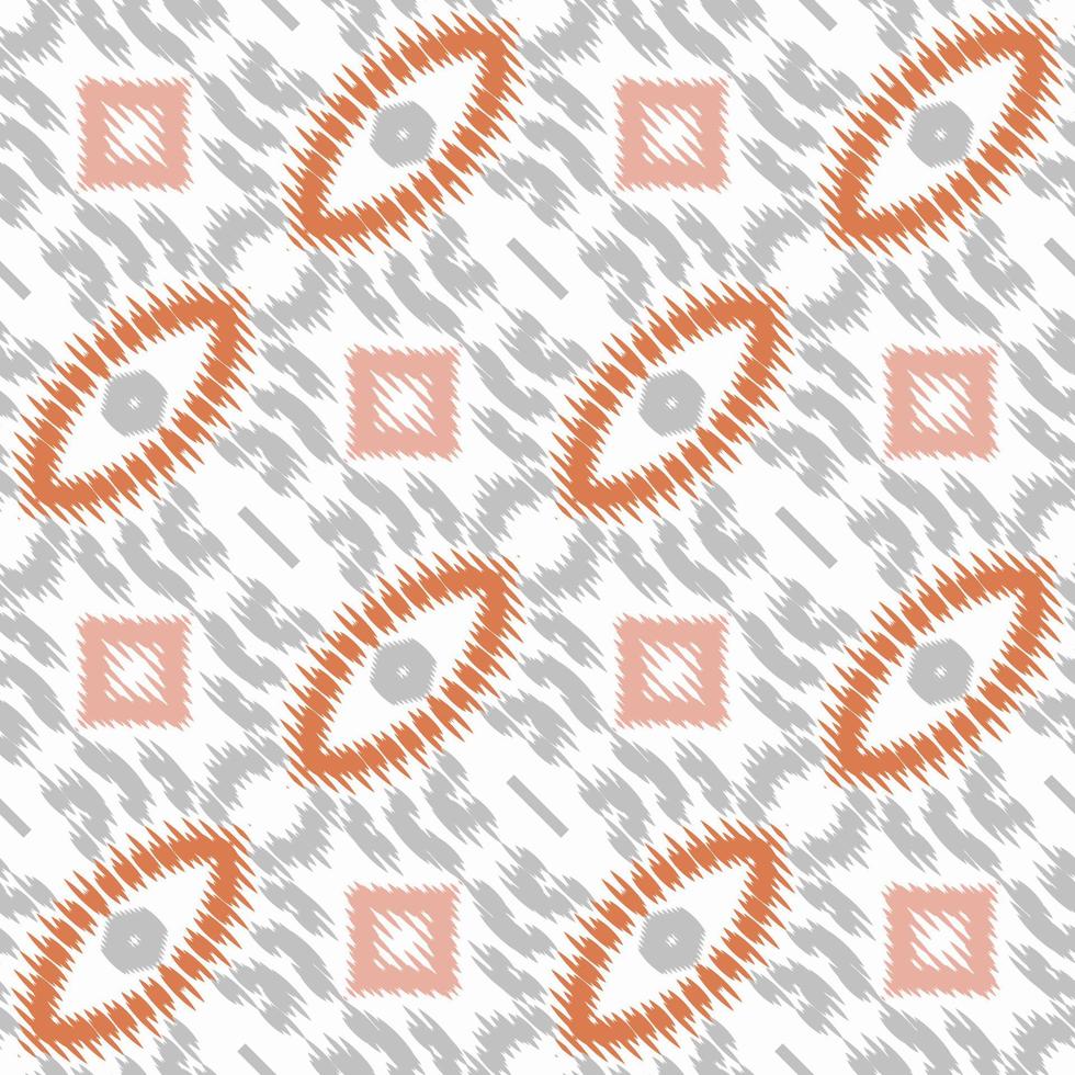 Ethnic ikat stripe batik textile seamless pattern digital vector design for Print saree Kurti Borneo Fabric border brush symbols swatches designer