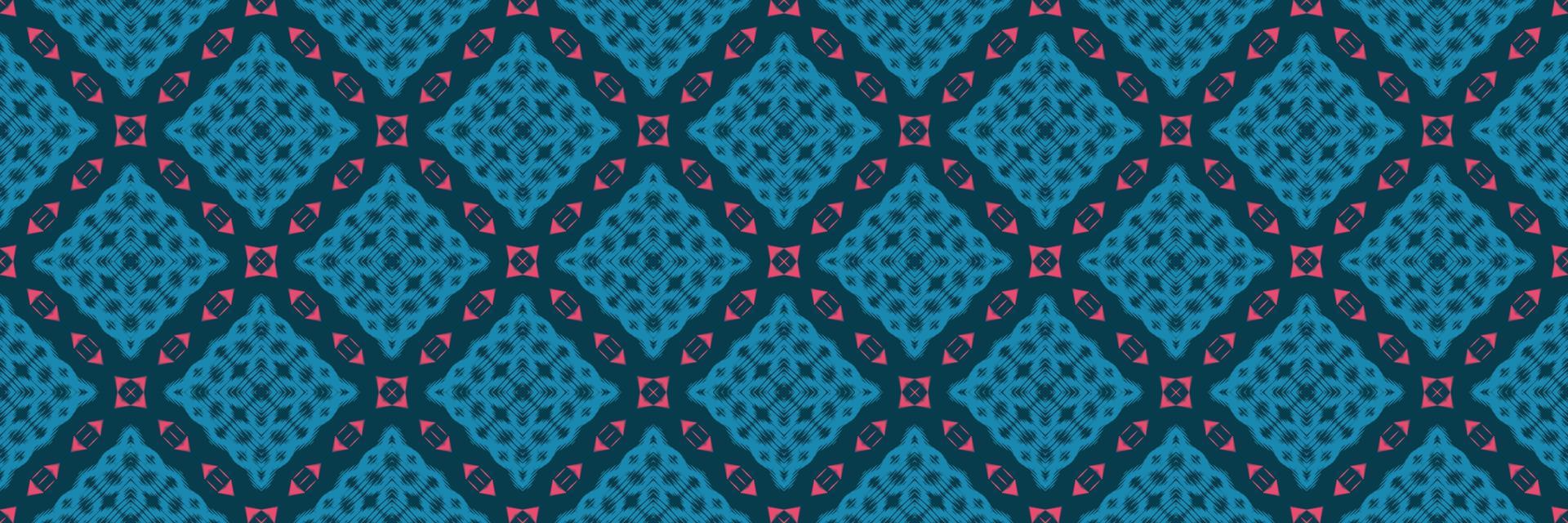 Batik Textile ikat diamond seamless pattern digital vector design for Print saree Kurti Borneo Fabric border brush symbols swatches party wear