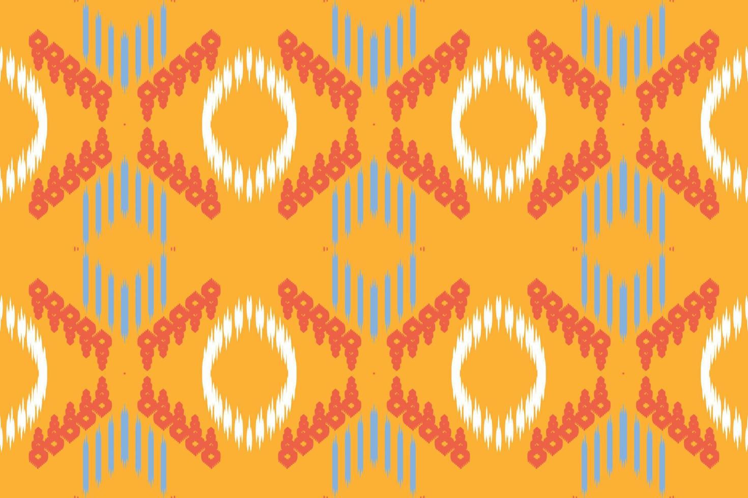 Ikat fabric tribal cross Seamless Pattern. Ethnic Geometric Batik Ikkat Digital vector textile Design for Prints Fabric saree Mughal brush symbol Swaths texture Kurti Kurtis Kurtas