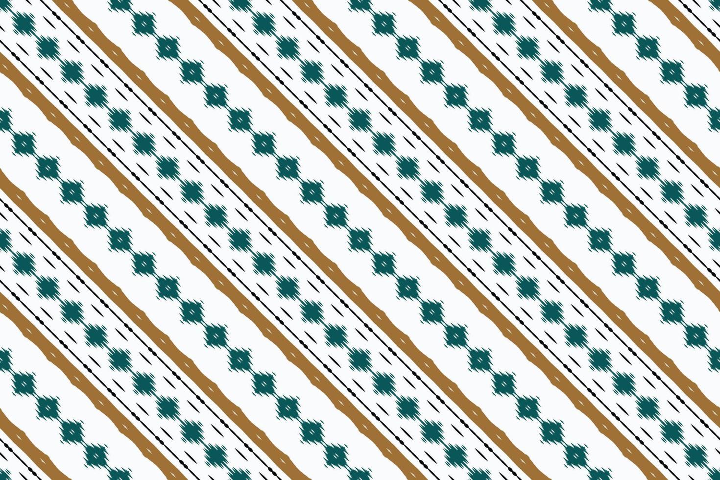 batik textil ikkat o ikat textura patrón sin costuras diseño vectorial digital para imprimir saree kurti borneo borde de tela símbolos de pincel muestras de algodón vector