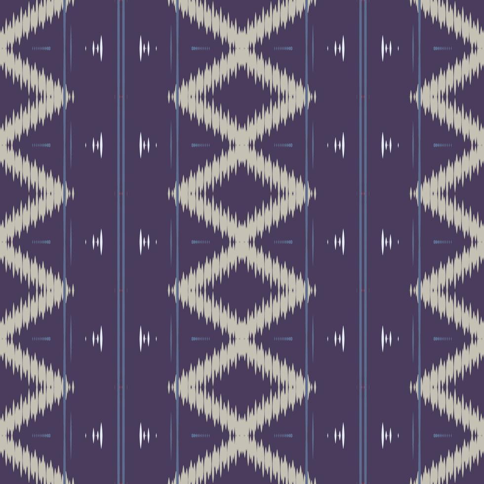 motivo ikat imprimir batik textil patrón sin costuras diseño vectorial digital para imprimir sari kurti borde de tela símbolos de pincel muestras de algodón vector