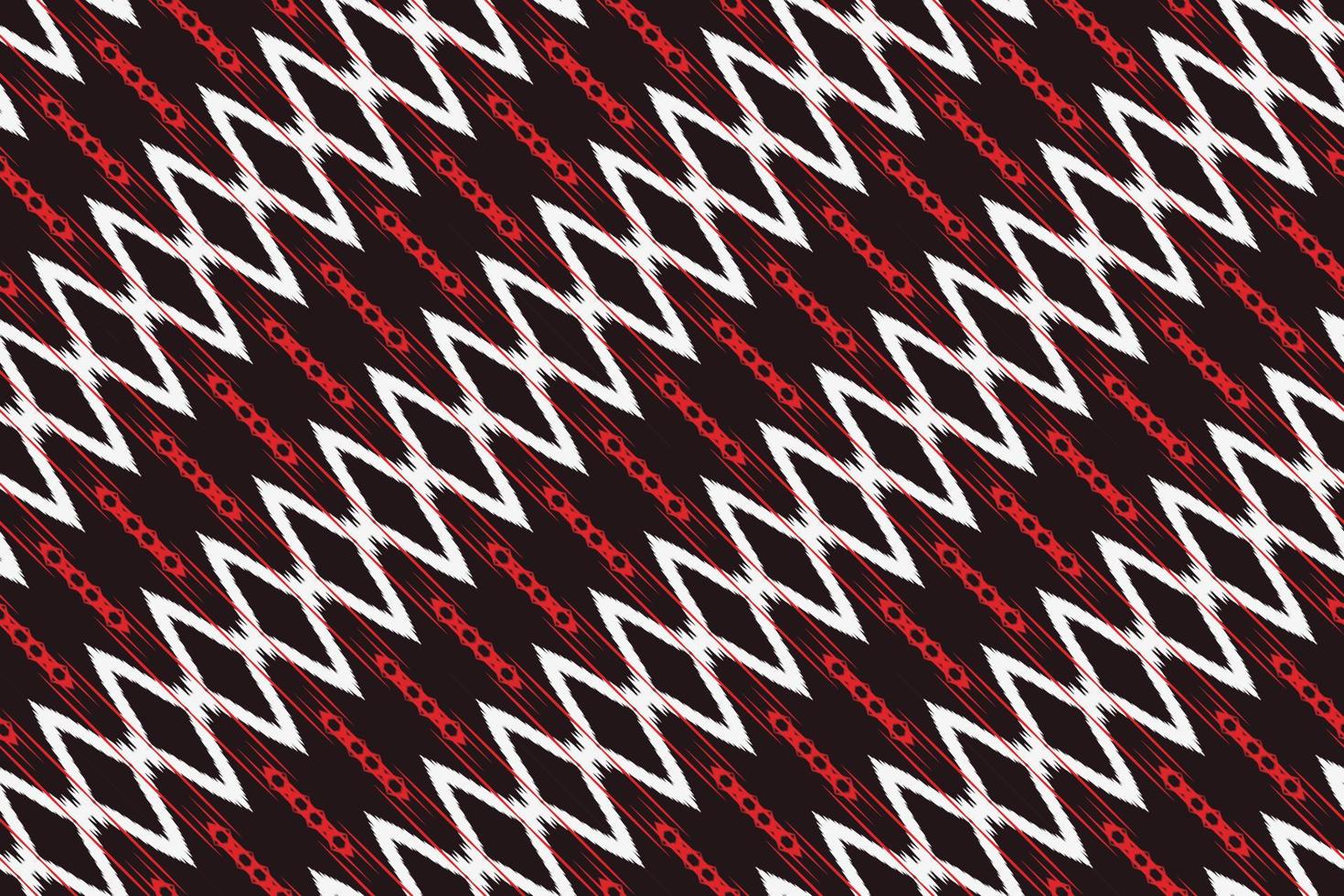 Ethnic ikat triangle batik textile seamless pattern digital vector design for Print saree Kurti Borneo Fabric border brush symbols swatches designer