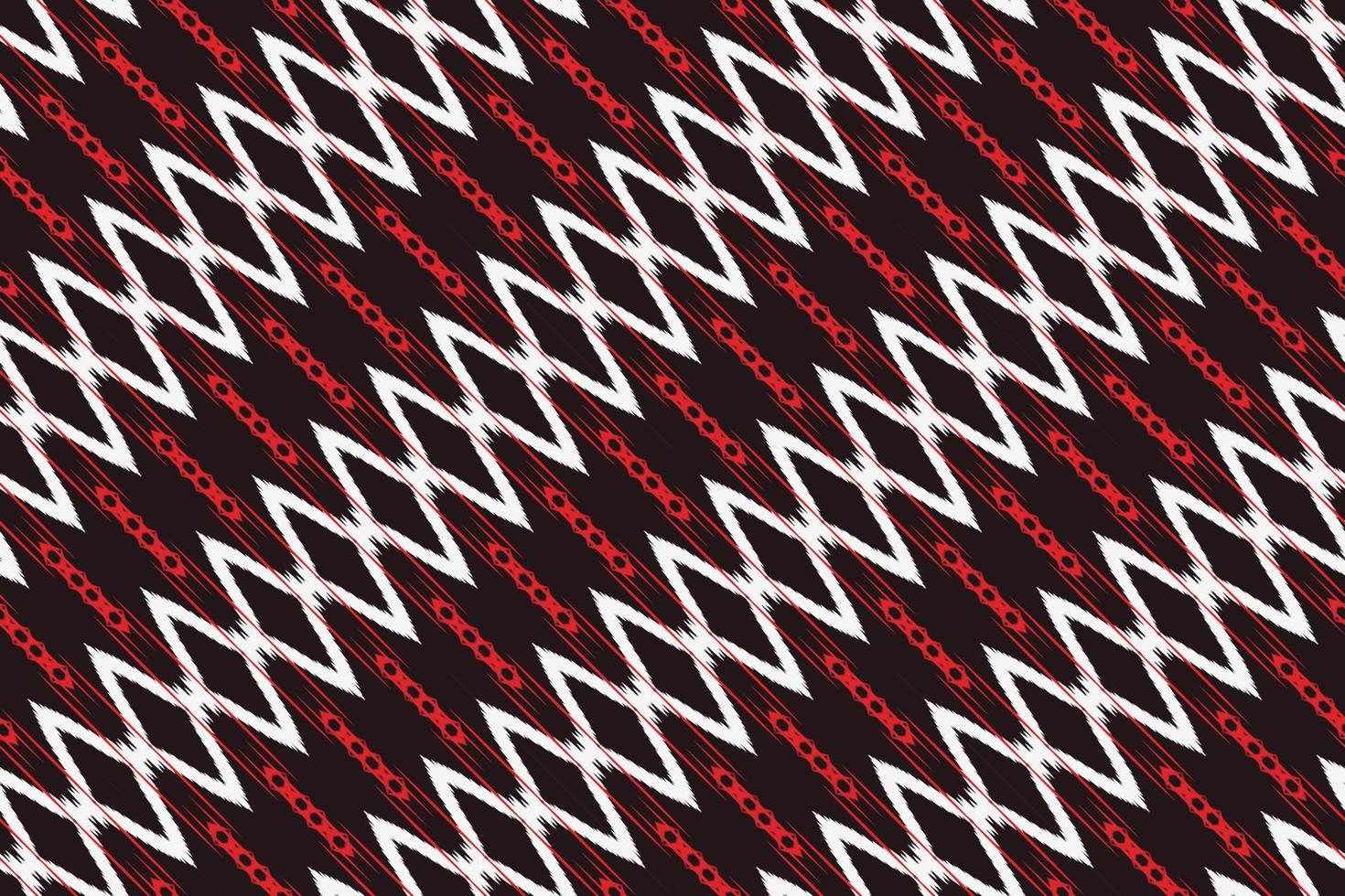 étnico ikat triángulo batik textil de patrones sin fisuras diseño de vector digital para imprimir saree kurti borde de tela símbolos de pincel diseñador de muestras